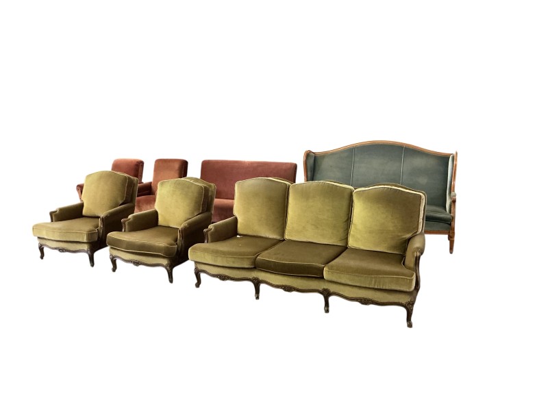 Collectie vintage zetels (winter/zomerbars)